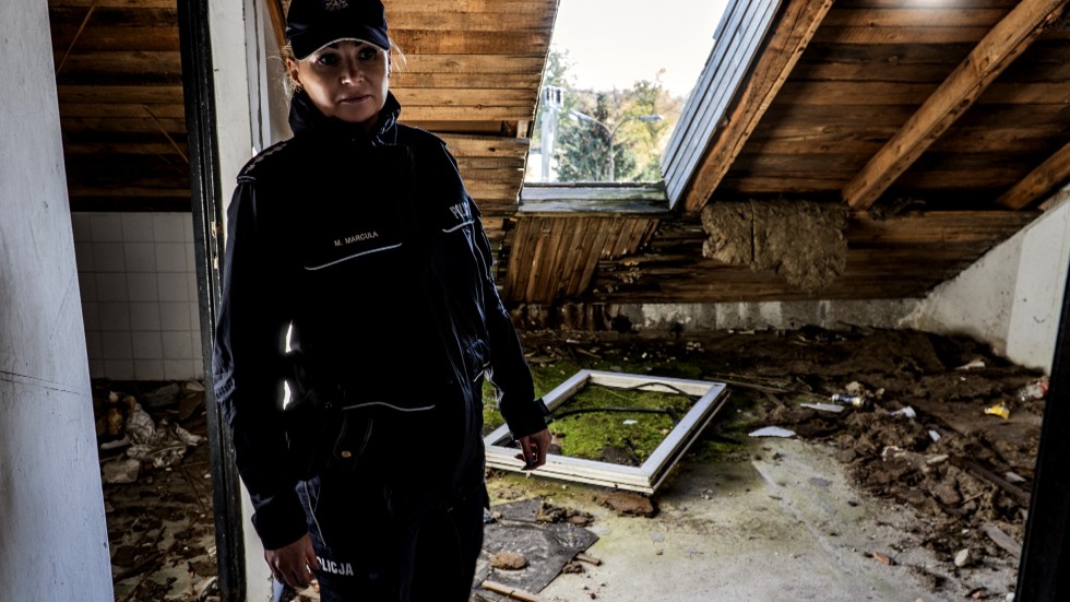 Powiat nowodworski. Policyjne kontrole miejsc przebywania bezdomnych.