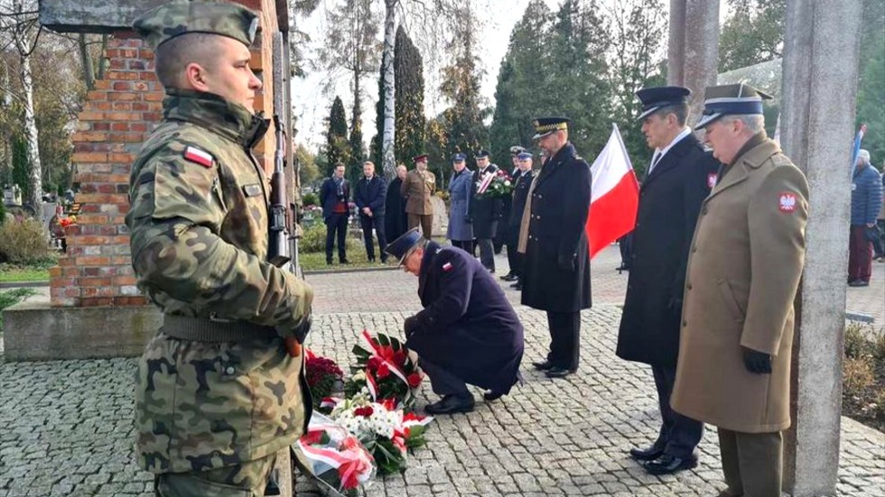 Malbork. Dzień Pamięci poległych żołnierzy Wspólnoty Brytyjskiej.