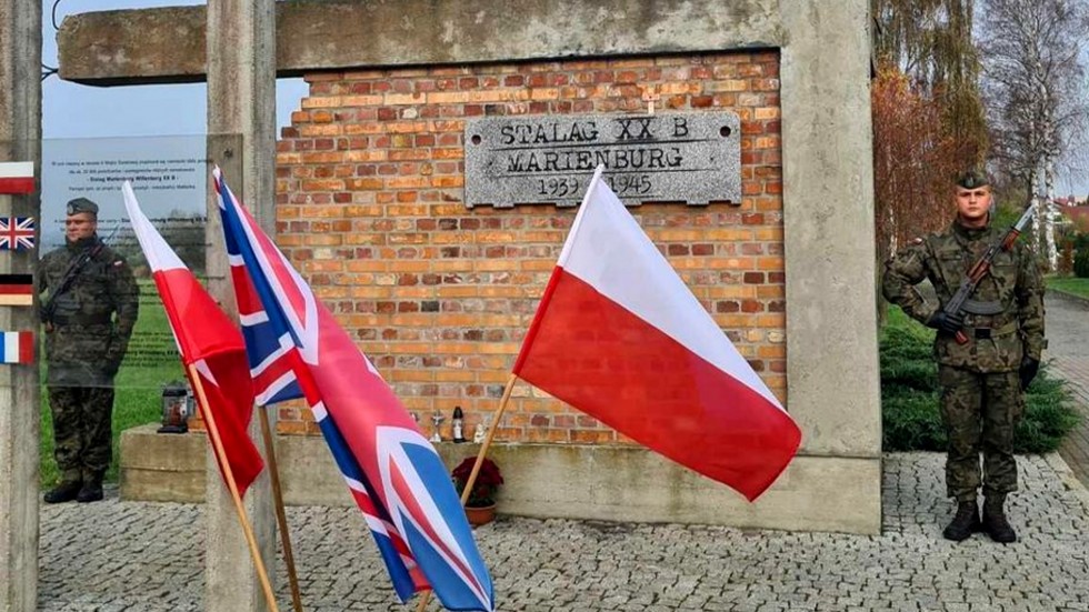 Malbork. Dzień Pamięci poległych żołnierzy Wspólnoty Brytyjskiej.