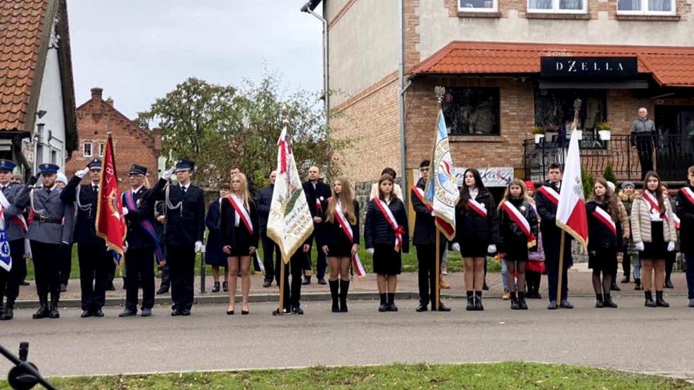 Nowy Dwór Gdański. Obchody Święta Niepodległości.