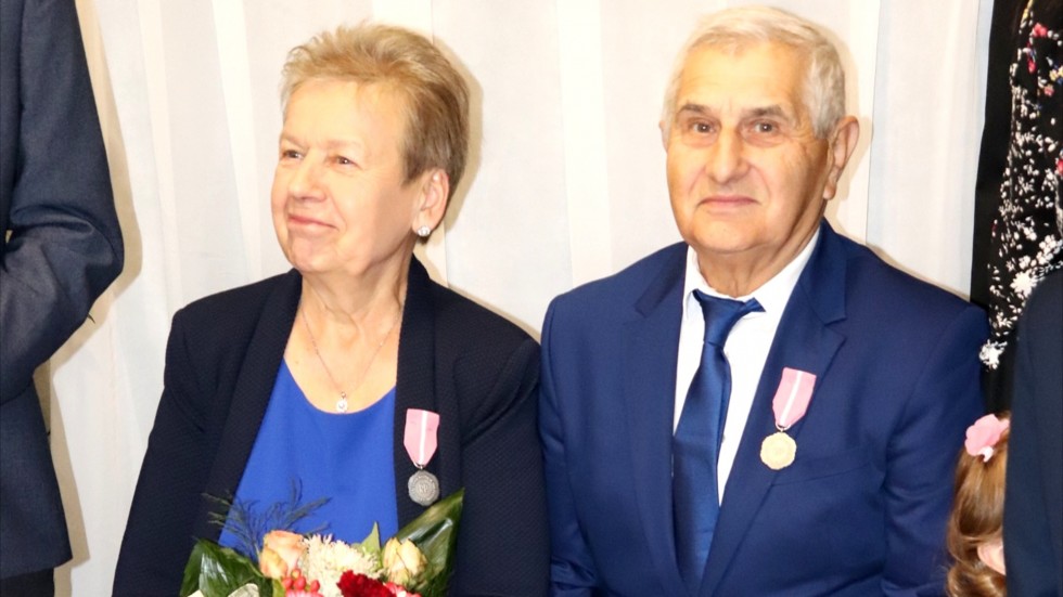 Gmina Stegna. Uroczystość Złotych Godów.