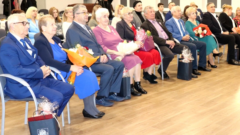 Gmina Stegna. Uroczystość Złotych Godów.