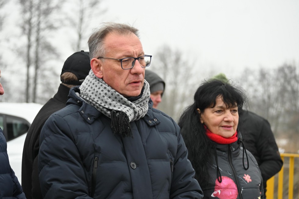Nowy Dwór Gdański. Uroczyste otwarcie wrót przeciwsztormowych na rzece Tudze.