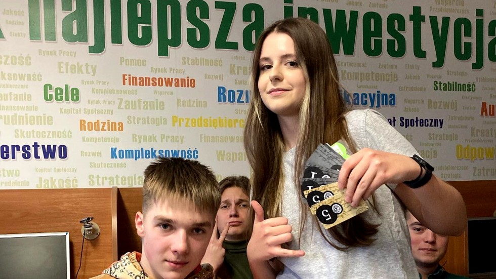 Malbork. Uczniowie II LO i Chłopska Szkoła Biznesu.