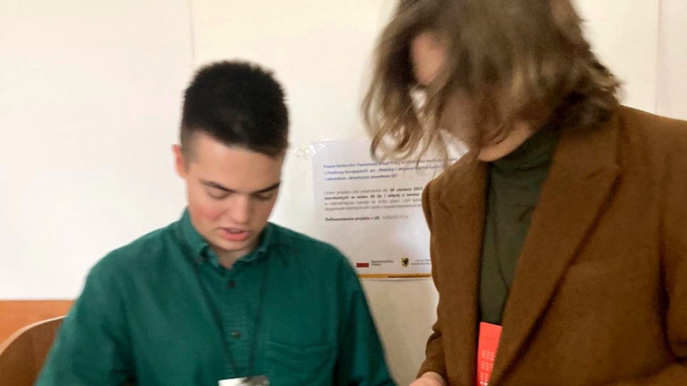 Malbork. Uczniowie II LO i Chłopska Szkoła Biznesu.