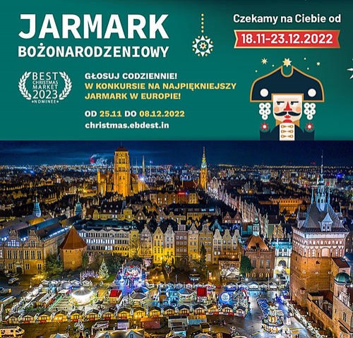 Gdańsk najpiękniejszym Jarmarkiem Bożonarodzeniowym w Europie? Rozpoczęło się GŁOSOWANIE W KONKURSIE, w którym potrzebujemy Waszej pomocy!