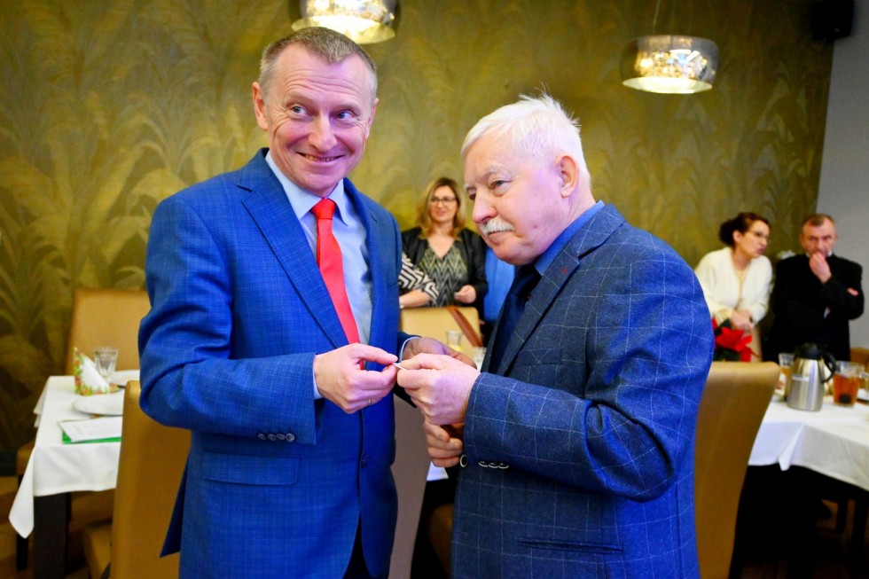 Nowy Dwór Gdański. Spotkanie opłatkowe Polskiego Związku Niewidomych.