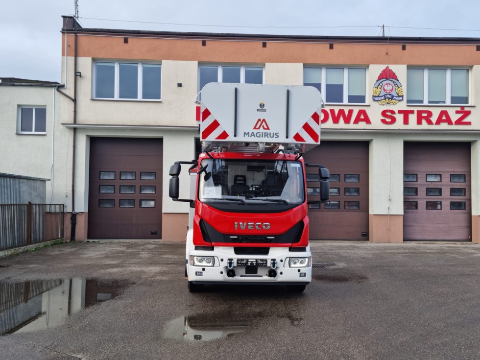 Malbork. Strażacy mają teraz jeszcze dłuższą drabinę.