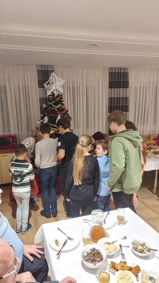 Malbork. Wigilia uchodźców z Ukrainy.