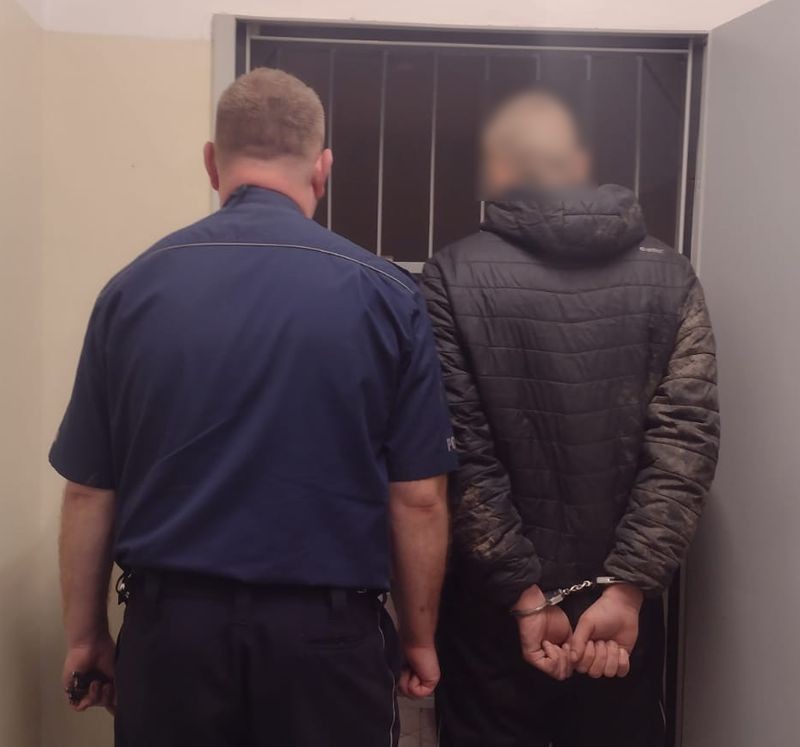 Malbork. Ukradł torebkę i alkohol, znieważył policjantów – mężczyźnie grozi do 8 lat więzienia.