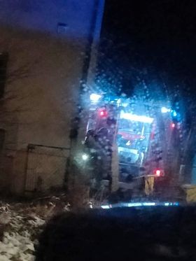 Marynowy. Pożar w kotłowni - strażaków powiadomiło dwóch nastolatków.
