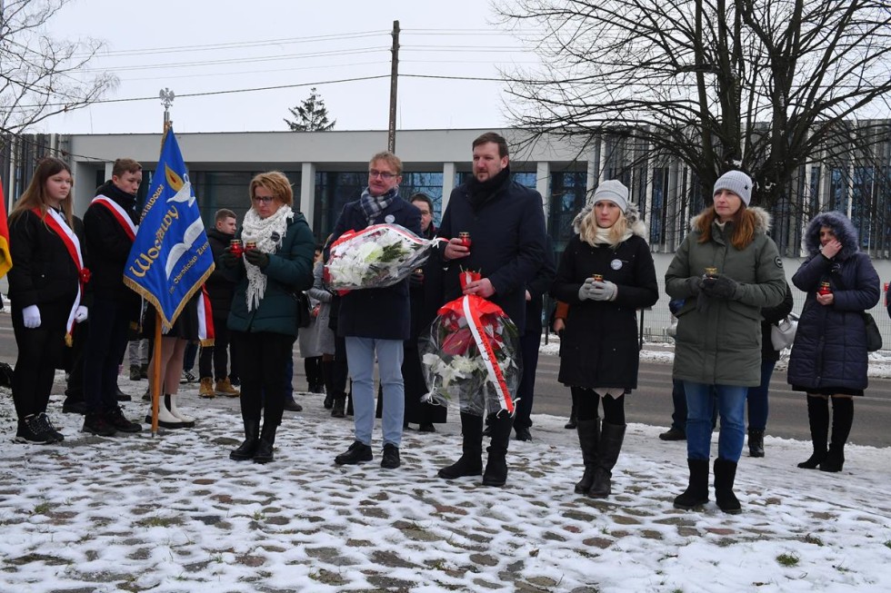 Gmina Cedry Wielkie. Rocznica obchodów Marszu Śmierci więźniów KL Stutthof.