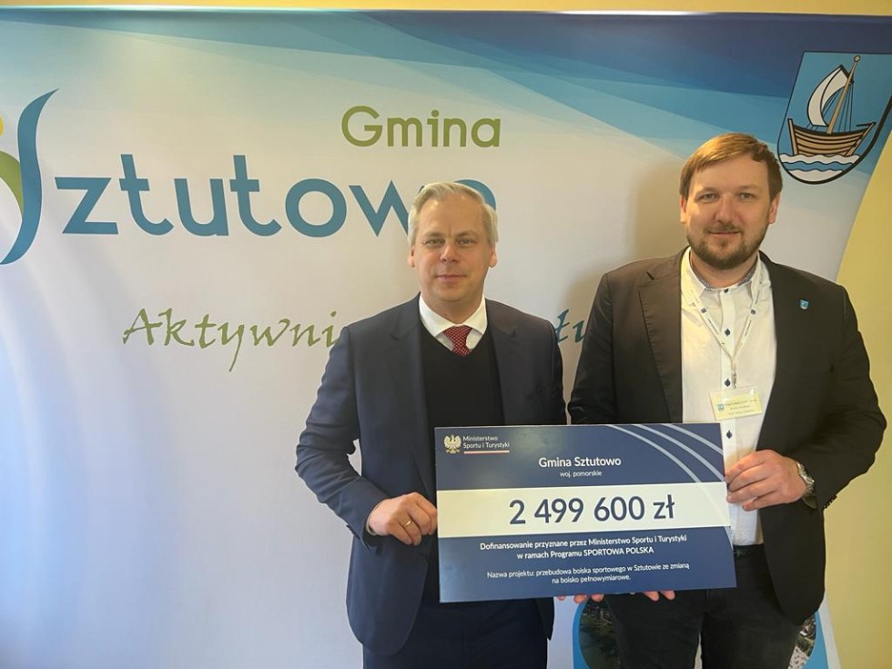 Gmina Sztutowo. Powstanie boisko z prawdziwego zdarzenia.
