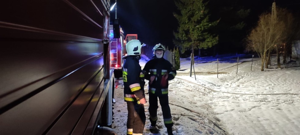 Powiat sztumski. Pożar garażu i stodoły w Żuławce Sztumskiej.