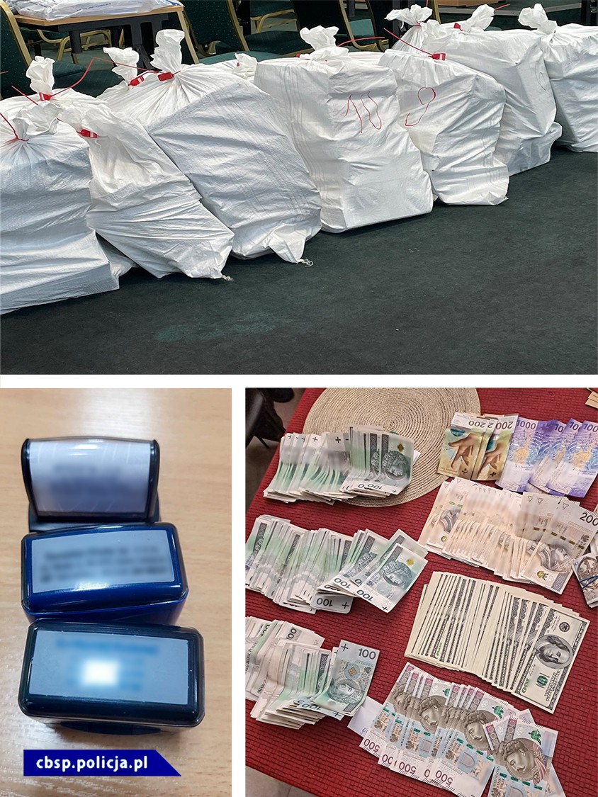 KAS i CBŚP rozbiły grupę przestępczą wystawiającą fałszywe faktury na 55 mln zł – 9 osób zatrzymanych.