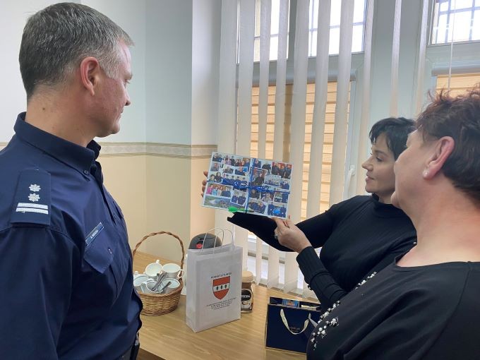 Sztum. Pożegnanie I zastępcy Komendanta Powiatowego Policji mł. insp. Remigiusza Wierzby.