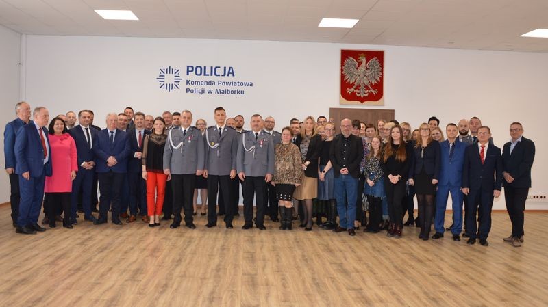 Malbork. Pożegnania w policji – na emeryturę odeszli podinsp. Krzysztof Borkowski i asp. sztab. Leszek Topór.