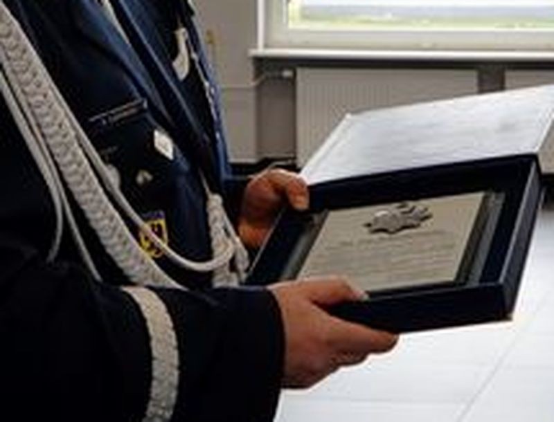 Malbork. Pożegnania w policji – na emeryturę odeszli podinsp. Krzysztof Borkowski i asp. sztab. Leszek Topór.