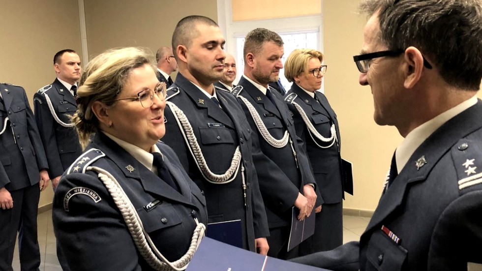 Sztum. Awanse na wyższe stopnie służbowe w Zakładzie Karnym.