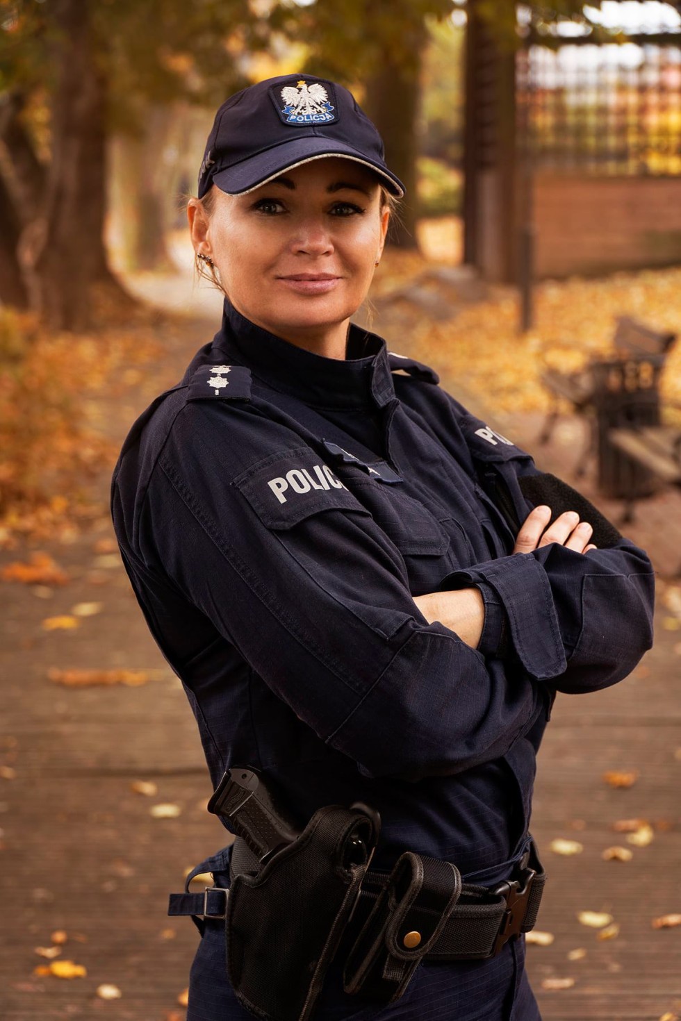 Kobiety w służbie nowodworskiej policji.