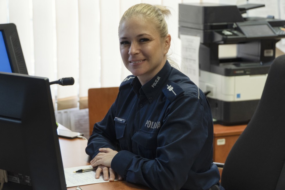 Kobiety w służbie nowodworskiej policji.