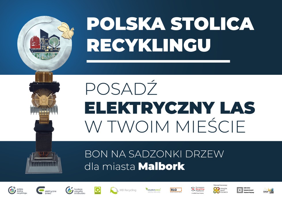 Miasto Malbork i I LO wśród laureatów programu Polska Stolica Recyklingu.