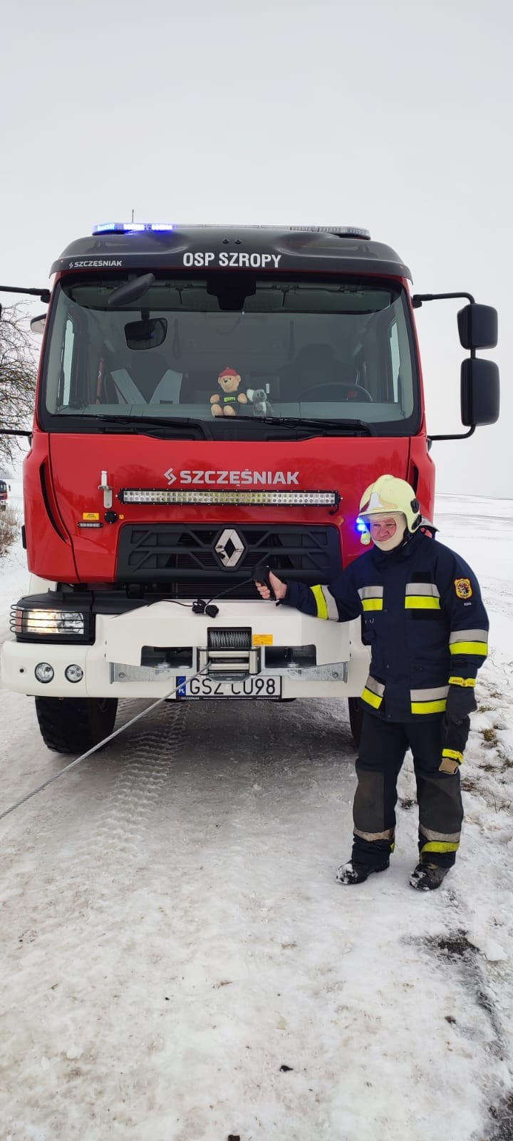 Powiat sztumski. Zderzenie dwóch osobówek w pobliżu miejscowości Szropy.