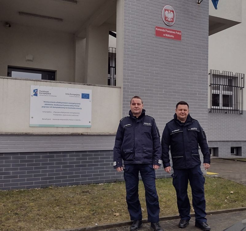 Malbork. Chciała odebrać sobie życie – kobietę uratowali policjanci.