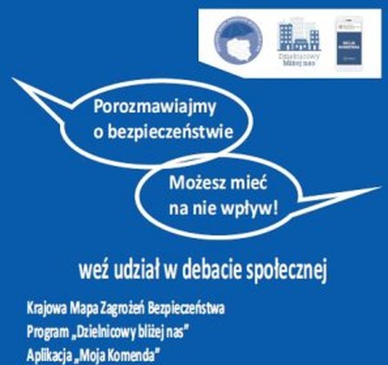 Nowy Staw. Porozmawiajmy o bezpieczeństwie – policjanci zapraszają na debatę społeczną.