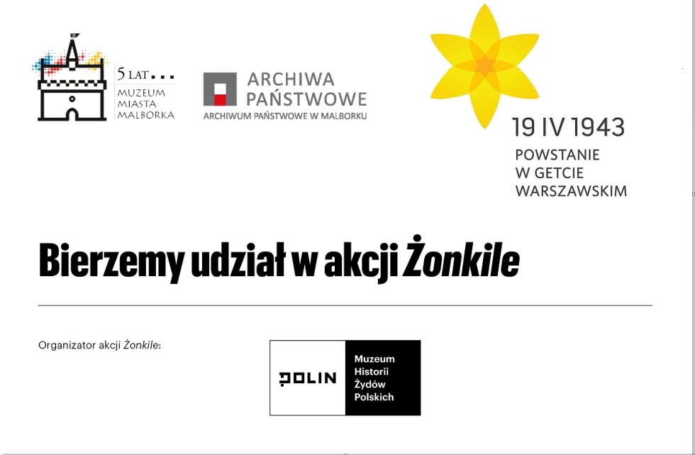 Malbork. Akcja Żonkile dla uczniów szkół podstawowych.