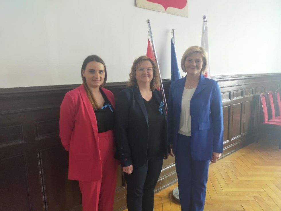 Malbork. Wychowankowie SORW z odwiedzinami w Starostwie Powiatowym.