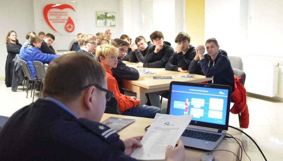 Malbork. Jak działa polski system więziennictwa? - wizyta studyjna uczniów ZST w Oddziale Zewnętrznym.