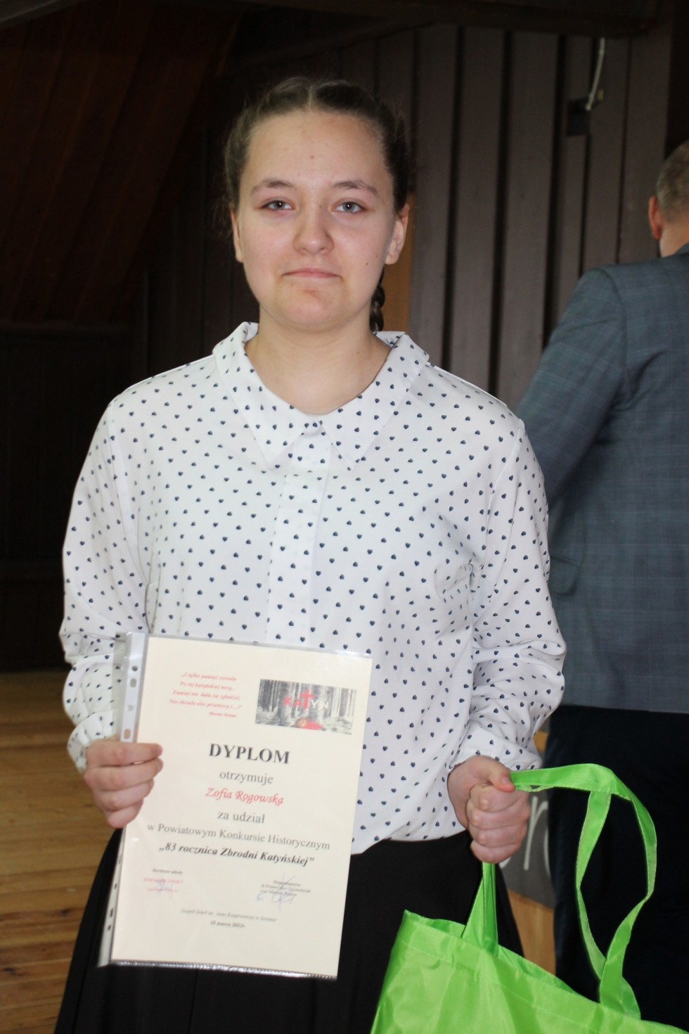 Powiat sztumski. Poznajcie laureatów konkursu wiedzy o zbrodni katyńskiej.