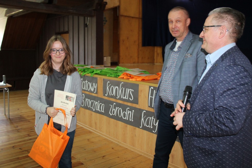 Powiat sztumski. Poznajcie laureatów konkursu wiedzy o zbrodni katyńskiej.