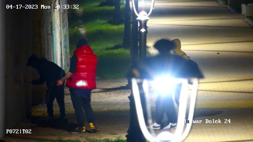 Malbork. Zatrzymano sprawców zniszczenia bulwaru nad Nogatem. Zobacz wideo i możliwości nowych kamer monitoringu miejskiego.