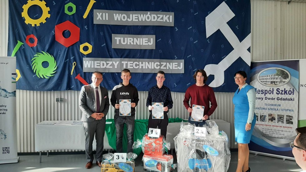 Nowy Dwór Gdański. Wojewódzki Turniej Wiedzy Technicznej za nami – poznajcie laureatów.