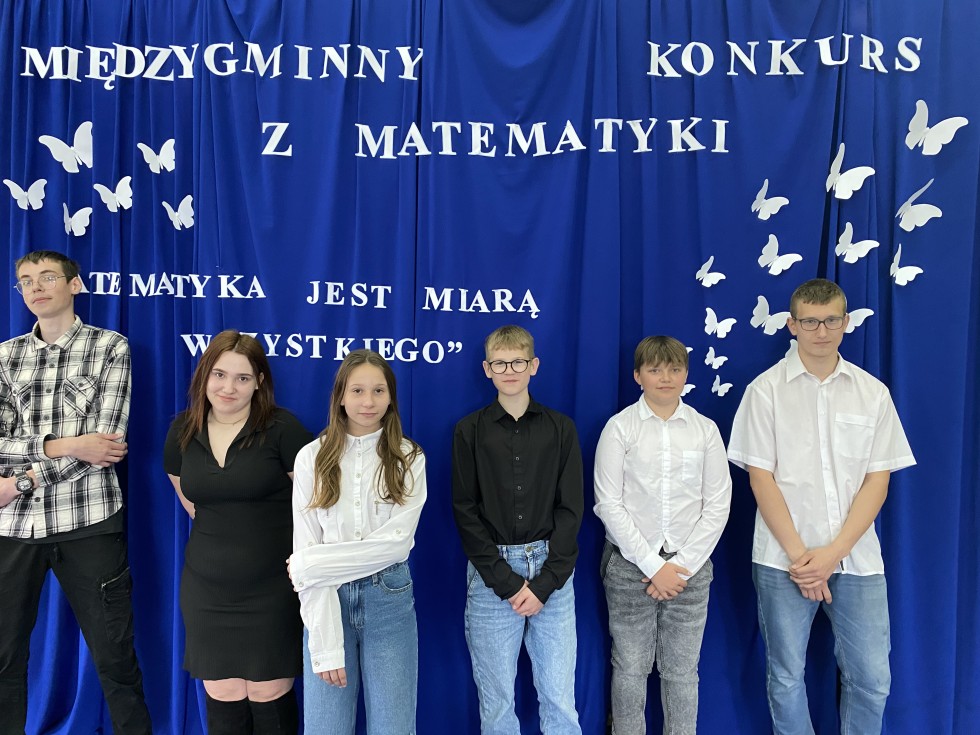 Stare Pole. Poznajcie laureatów Międzygminnego Konkursu Matematycznego.
