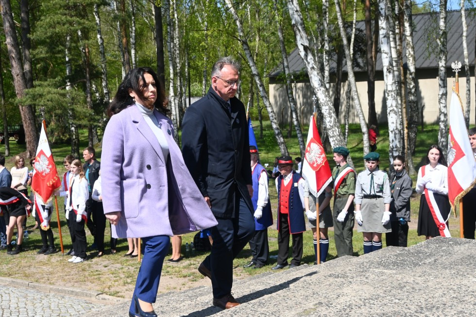 Powiat nowodworski. 78. rocznica oswobodzenia niemieckiego obozu KL Stutthof.