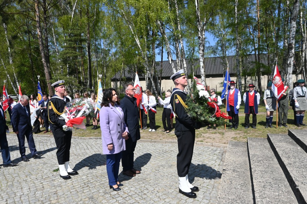 Powiat nowodworski. 78. rocznica oswobodzenia niemieckiego obozu KL Stutthof.