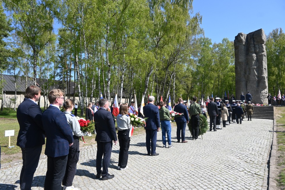 Powiat nowodworski. 78. rocznica oswobodzenia niemieckiego obozu KL Stutthof.