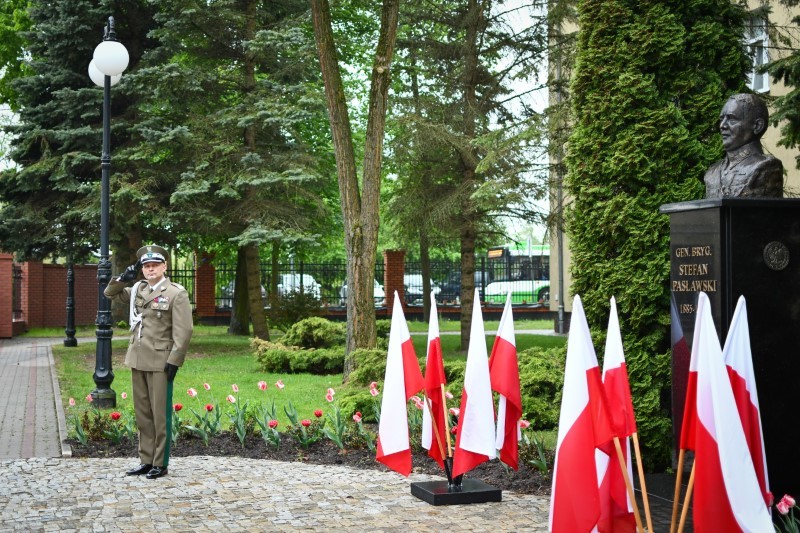 Przywitanie generała w Warmińsko-Mazurskim Oddziale Straży Granicznej.