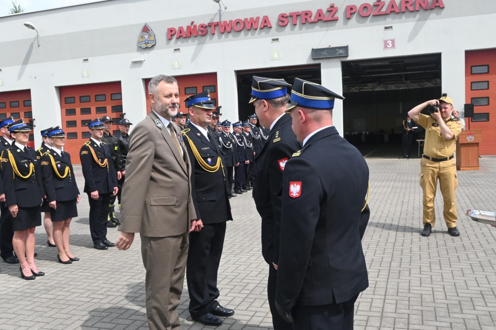 Nowy Dwór Gdański. Obchody Dnia Strażaka – wręczono nominacje, nagrody i wyróżnienia.