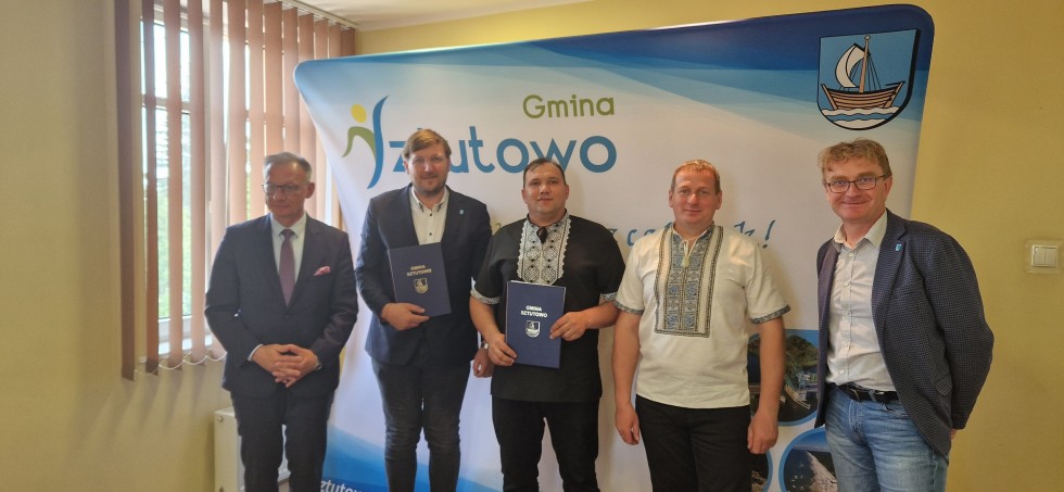 Gmina Sztutowo ma partnerską gminę z Ukrainy.
