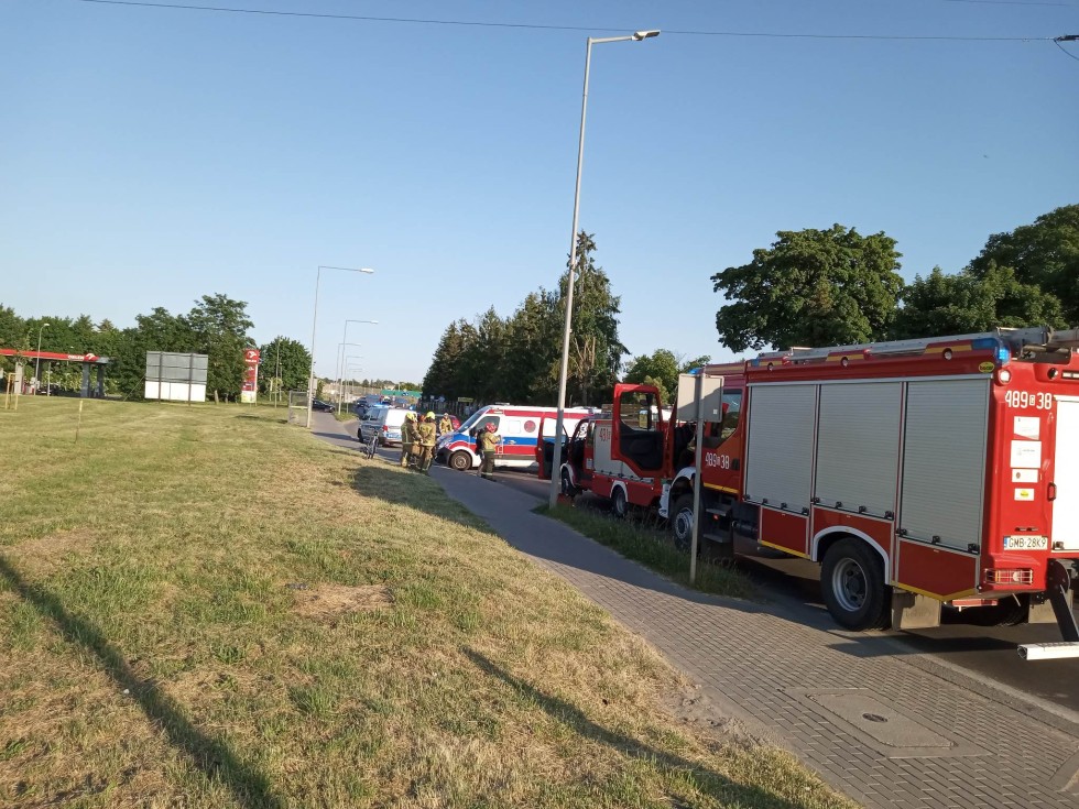 Malbork. Zderzenie dwóch osobówek na skrzyżowaniu ul. Kotarbińskiego i de Gaulle'a.