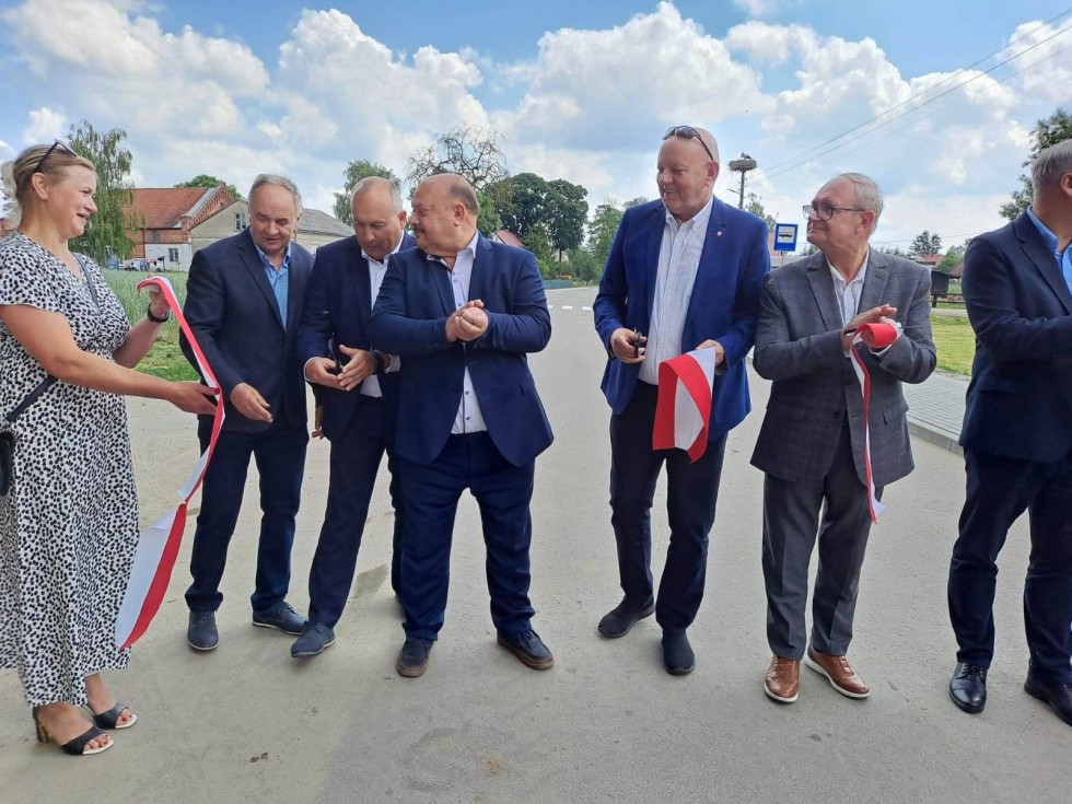 Powiat sztumski. Oficjalne otwarcie drogi Pronie – Tabory.