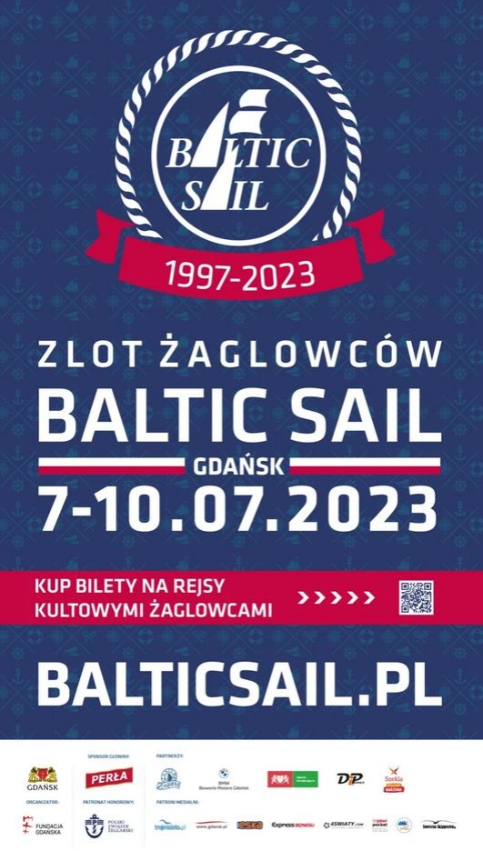 W ten weekend rusza zlot żaglowców Baltic Sail Gdańsk 2023.