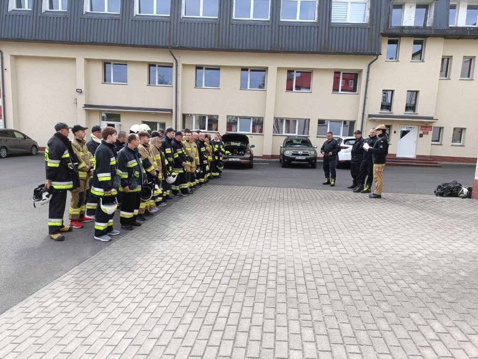 Nowy Dwór Gdański. Uroczyste podsumowanie szkolenia dla ratowników OSP.
