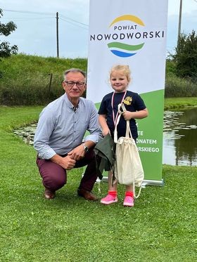 Powiat nowodworski. Zakończenie lata z wędką – zawody wędkarskie dla dzieci i młodzieży.