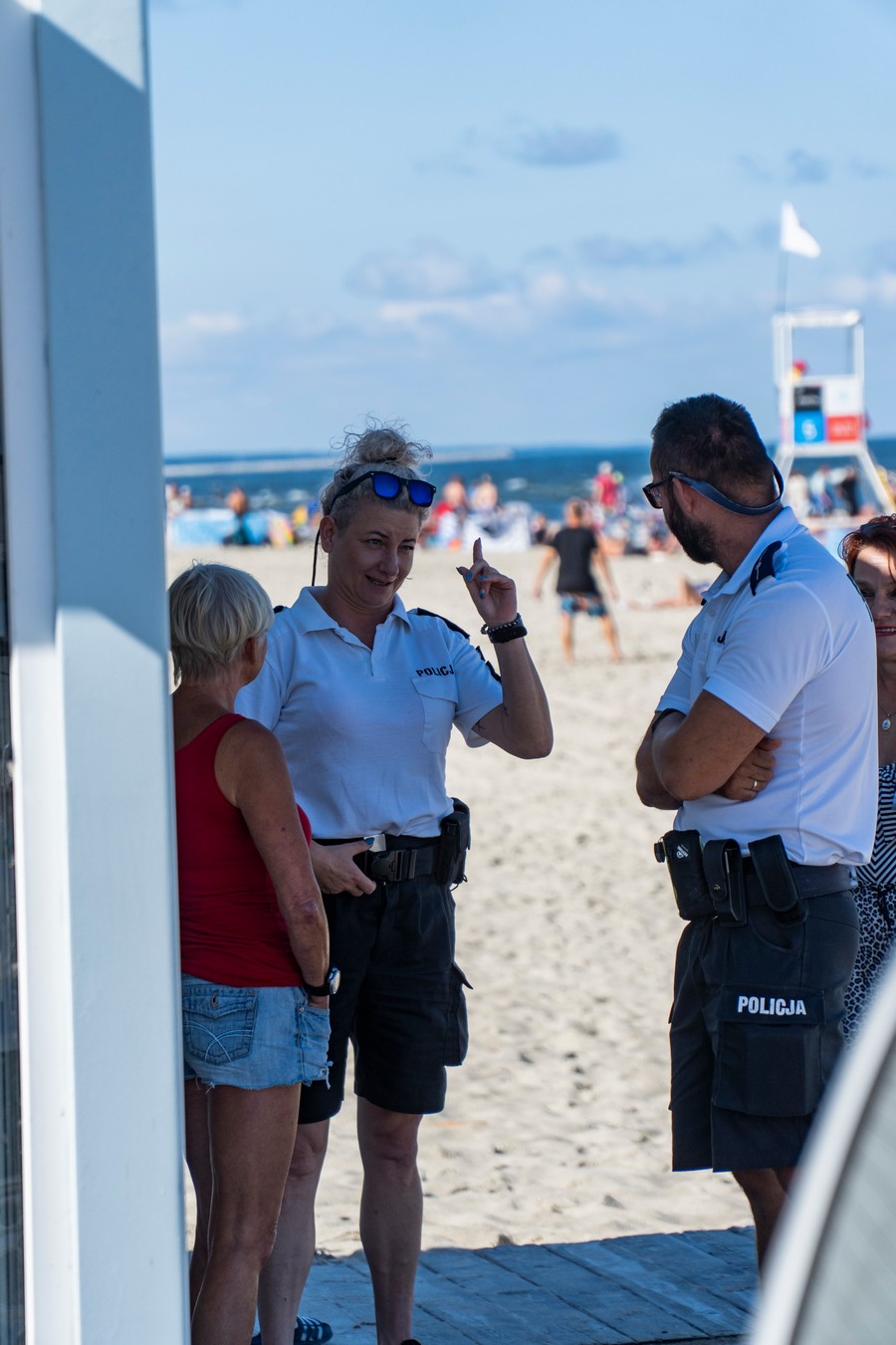 Powiat nowodworski. Policjanci z Krynicy Morskiej po raz kolejny wystąpili w znanym serialu dokumentalnym.