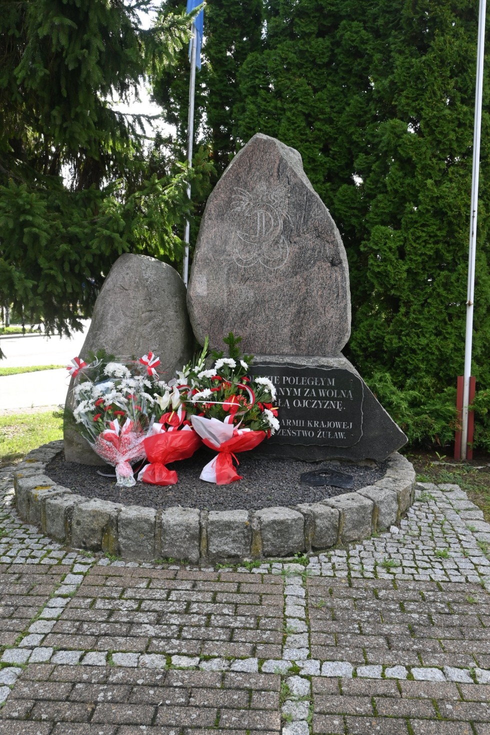 Nowy Dwór Gdański. Upamiętnienie 84. rocznicy wybuchu II wojny światowej.